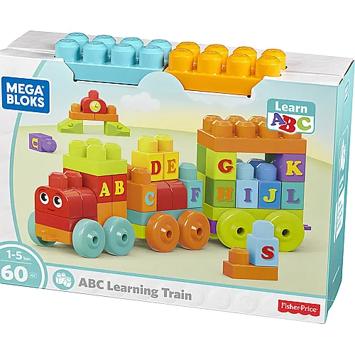 Mega Bloks First Builders ABC Lernzug (60Teile)