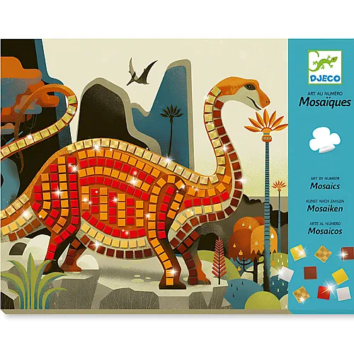 Djeco Kreativ Mosaik Dinosaurier