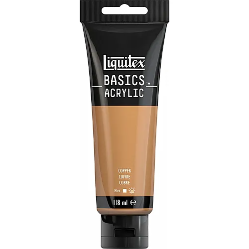 Liquitex Lqx Basics Acrylfarbe 118ml Tube Kupfer