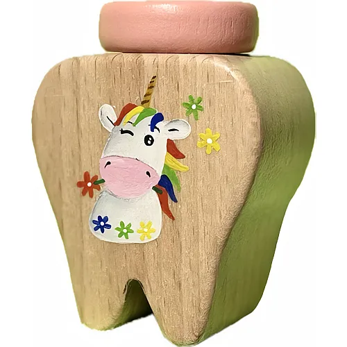 spielba Milchzahndose Einhorn Handbemalt in der Schweiz
