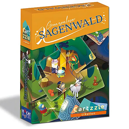 HUCH Spiele Cartzzle Grenzenloser Sagenwald