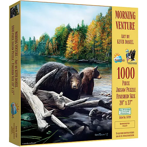 SunsOut Puzzle Kevin Daniel Morning Venture - 1000 Teile