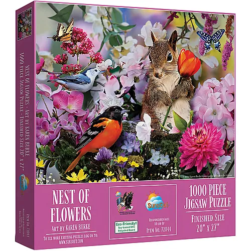 Nest of Flowers 1000Teile