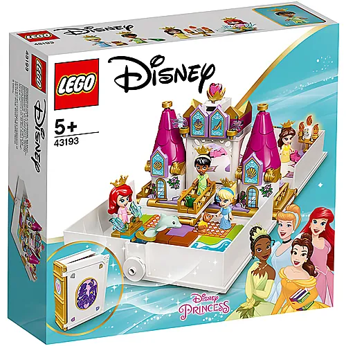 LEGO Disney Princess Mrchenbuch Abenteuer mit Arielle, Belle, Cinderella und Tiana (43193)
