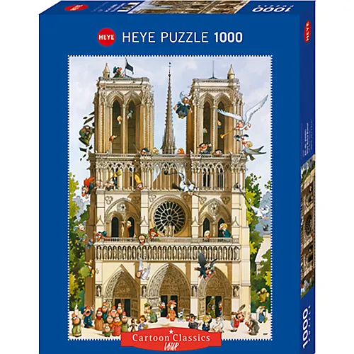 HEYE Puzzle Vive La Notre Dame! (1000Teile)