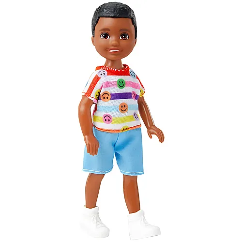 Barbie Chelsea Puppe Junge im gestreiften Smiley-Shirt