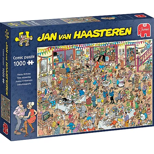 Jumbo Puzzle Jan van Haasteren Geburtstagsparty - 1000 Teile