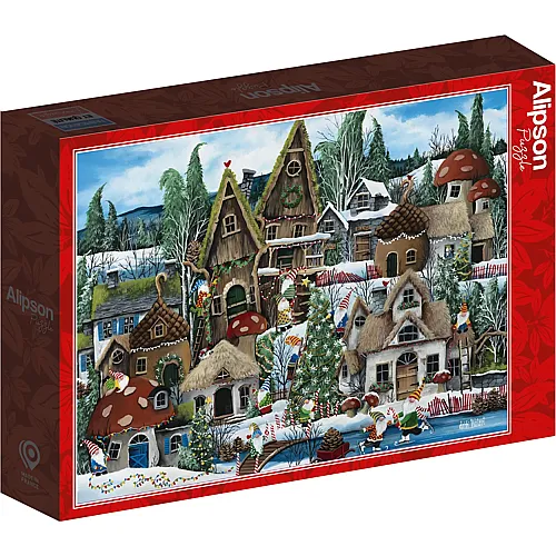 Alipson Puzzle Zwerg f�r die Feiertage - 1000 Teile