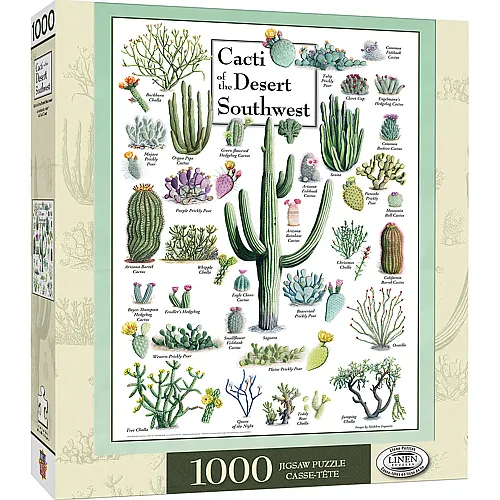 Master Pieces Puzzle Cacti of the Desert Southwest - 1000 Teile