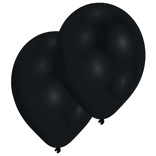 Amscan Ballone Schwarz (10Teile)