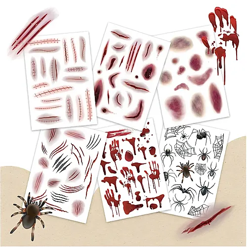 Papierdrachen Kindertattoos �? Halloween Tattoos