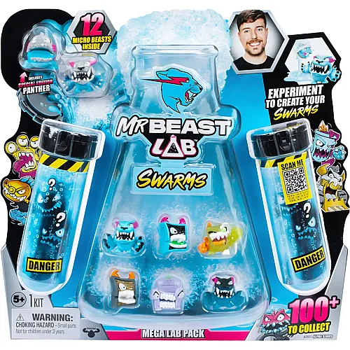 Mr Beast Lab Biomites Mega 4-fach ass., 12 Biomites, 2 spezielle Figuren, ab 5 Jahren
