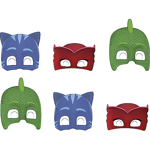 Partymaske - 6 Teile