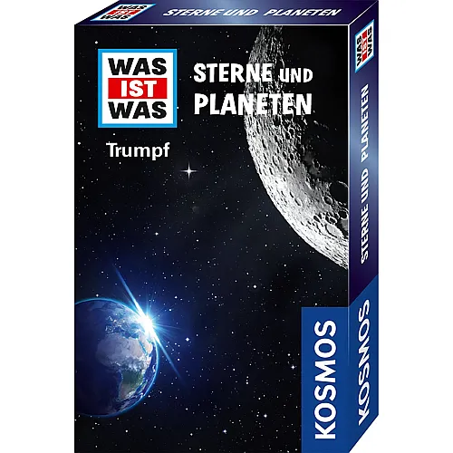 Kosmos Was ist Was Trumpf Sterne und Planeten, Weltraum Quartett