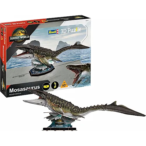 Revell 3D-Puzzle-Bausatz Jurassic World � Mosasaurus � 83dlg.