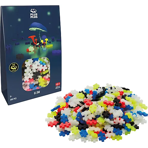 Plus-Plus Bausteine Nachtleuchtend - 300 Teile