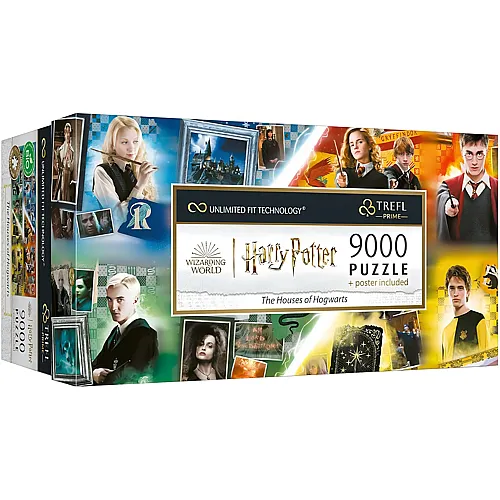 Trefl Puzzle Harry Potter - Die H�user von Hogwarts (9000Teile)