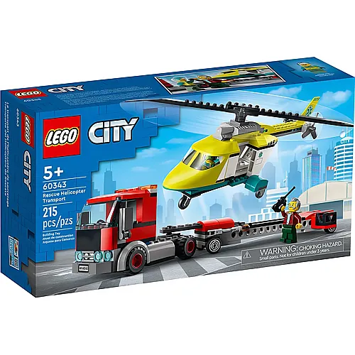 LEGO City Hubschrauber Transporter (60343)