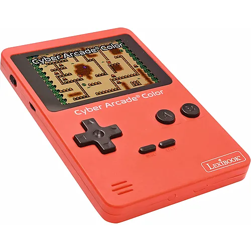 Lexibook Cyber Arcade Color, Tragbare Retro-Spielkonsole, 200 Action-, Sport-, Renn-, Logikspiele und mehr, 2,8