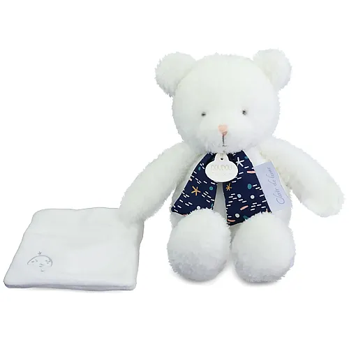 Doudou et Compagnie Schmusetuch B�r nachtleuchtend - 28 cm