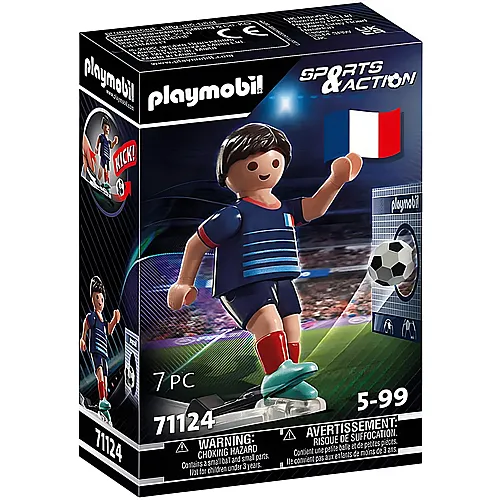 PLAYMOBIL Sports & Action Fussballspieler Frankreich (71124)