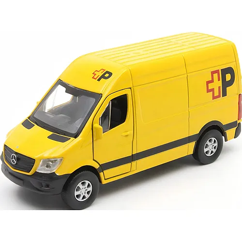 Sombo Post Mercedes-Benz Sprinter Die Cast, mit R�ckzugfunktion, 12cm