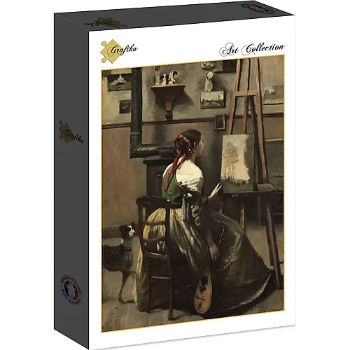 Grafika Puzzle Art Collection Jean-Baptiste-Camille Corot The Artist's Studio, 1868 - 2000 Teile