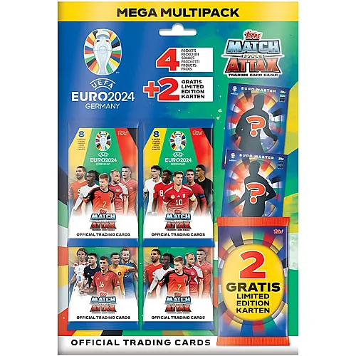 Topps Match Attax Official Euro 2024 - Mega Multipack