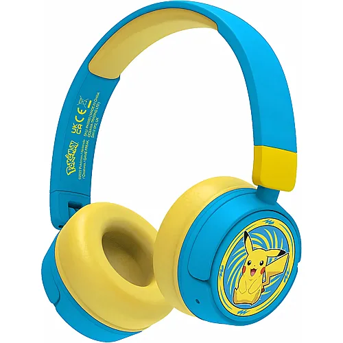OTL Technologies Kinder-Kopfh�rer kabellos Pokemon Pikachu Bluetooth faltbar