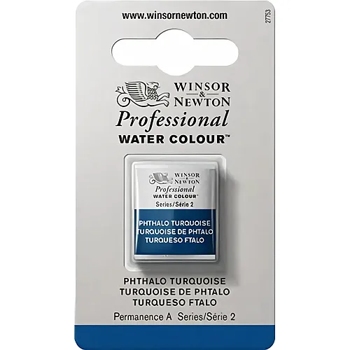 Winsor & Newton Professional Water Colour Aquarellfarbe Phthalot�rkis - 1/2 Napf