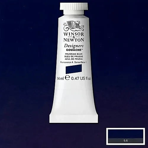 Winsor & Newton Designers Gouache Wasserbasierte K�nstlerfarbe Preussischblau - 14 ml