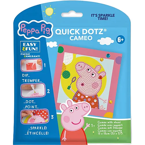Diamond Dotz Quick Dotz Peppa Pig Seifenblasen