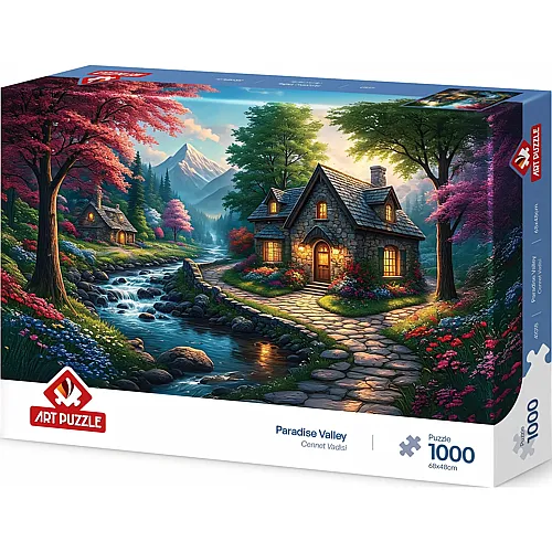 Art Puzzle Puzzle 1000 Teile Paradiesisches Tal