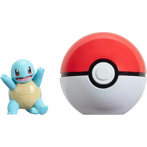 Jazwares Pok�mon - Clip N Go Schiggy mit Pok�ball