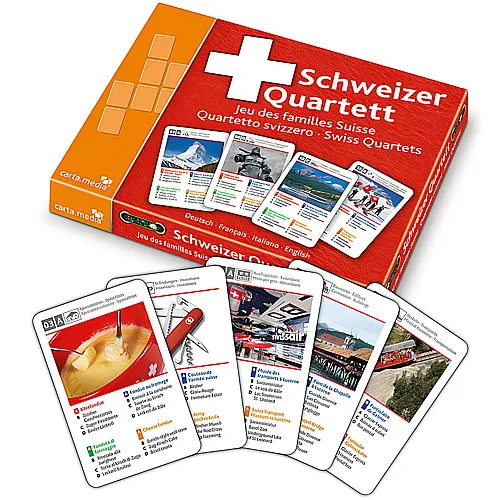 carta media Spiele Schweizer Quartett