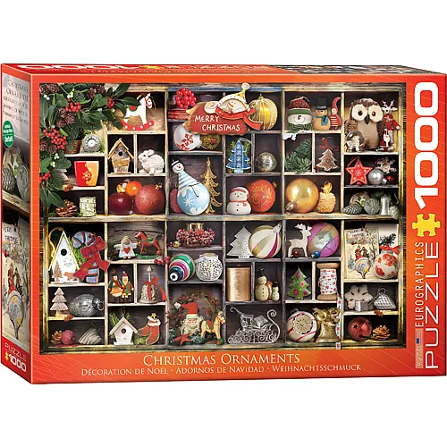 Eurographics Puzzle Weihnachtsschmuck (1000Teile)