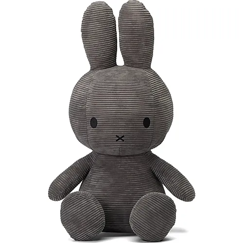 Miffy Eco Kordsamt Dunkelgrau 70cm