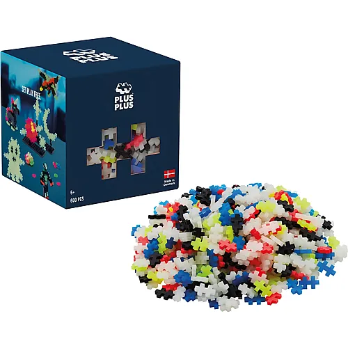 Plus-Plus Bausteine Nachtleuchtend - 600 Teile
