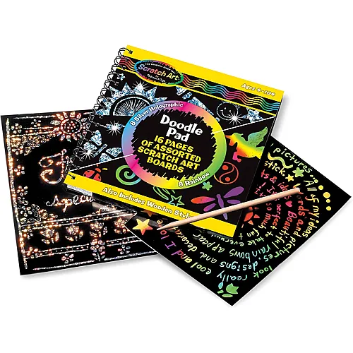 Melissa & Doug Kritzeleien-Block mit Rubbelkunst