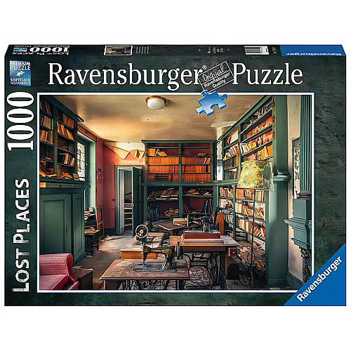 Ravensburger Puzzle Lost Places Mysterious castle library (1000Teile)