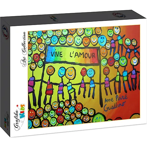 Grafika Puzzle Art Collection Anne Poir� & Patrick Guallino Grafika Kids Vive l'Amour - 12 Teile