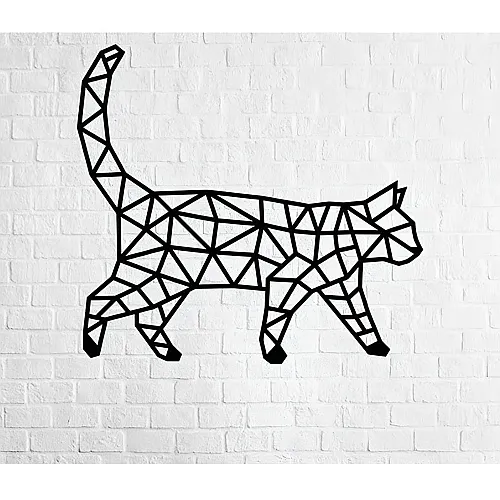 Deco Wand-Puzzle aus Holz - Katze