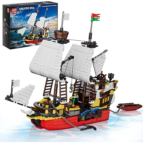 Mould King Creative Idea Piratenschiff Redbeards Rache 10137