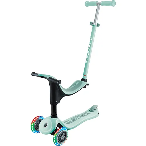 Globber Scooter Go Up Sporty Lights Mint-Pistachio