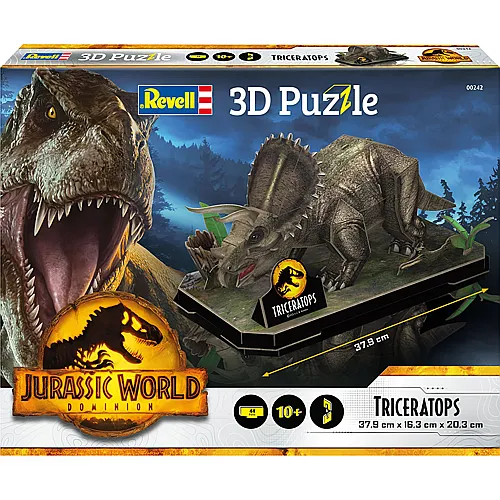 Revell Puzzle Jurassic World Dominion Triceratops (44Teile)