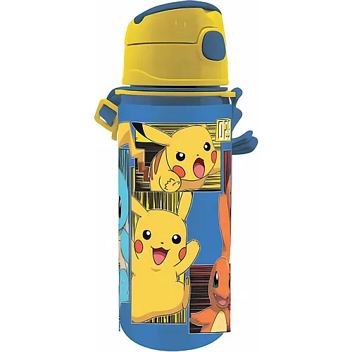 Pok�mon Flasche mit Trinkhalm 600ml