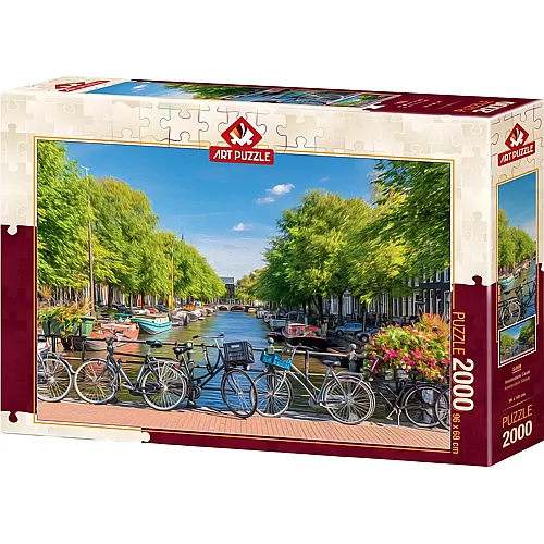 Art Puzzle Amsterdamer Kanal - 2000 Teile