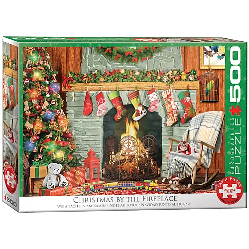 Eurographics Puzzle Weihnachten am Kamin (500Teile)