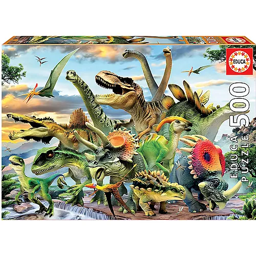 Educa Puzzle Dinosaurier (500Teile)