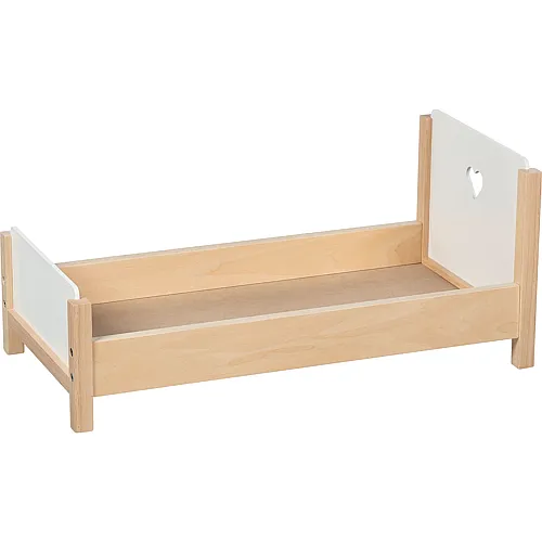 Goki Puppenbett Herztr�ume Aus Holz, Ohne Bettzeug Und Puppe
